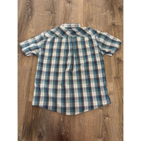 Eddie‎ Bauer Mens Blue Button Up Quick Dry Shirt Size L - Picture 3 of 3